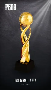 P608-GLOBE Gold